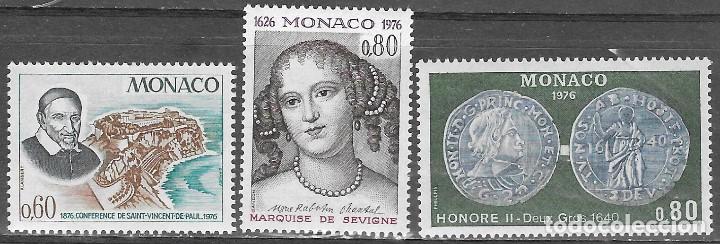 Sellos: MONACO N&ordm;  1067 al 1069 (**) - Foto 1