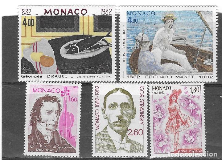 Sellos: MONACO N&ordm;  1344 al 1348 (**) - Foto 1