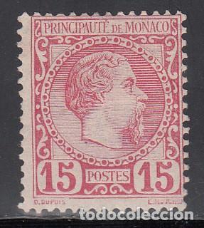 Sellos: MONACO, 1885 YVERT N&ordm; 5 /*/ - Foto 1