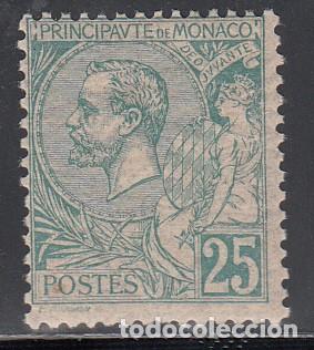 Sellos: MONACO, 1891-94  YVERT N&ordm; 16 /*/ - Foto 1