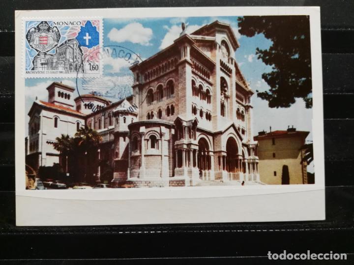Sellos: M&Oacute;NACO. YVERT 1331. EDIFICIO DEL ARZOBISPADO DE M&Oacute;NACO. - Foto 1