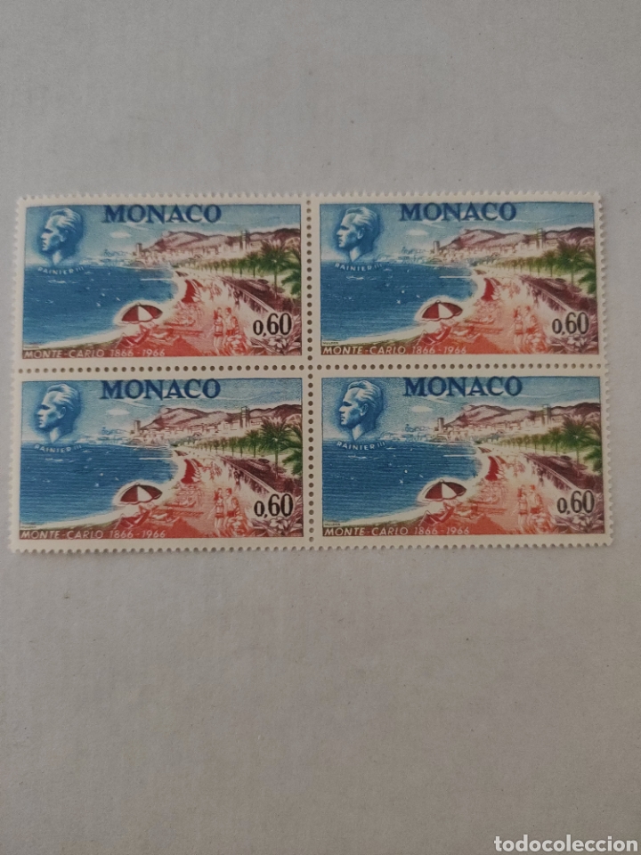 Sellos: Lote sellos M&Oacute;NACO a&ntilde;o 1966 - Foto 6