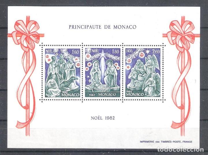 Sellos: M&Oacute;NACO H.B. n&ordm; 23** Navidad 1982 - Foto 1