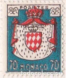 Sellos: 1954 - MONACO - ESCUDOS - YVERT 406 - Foto 1
