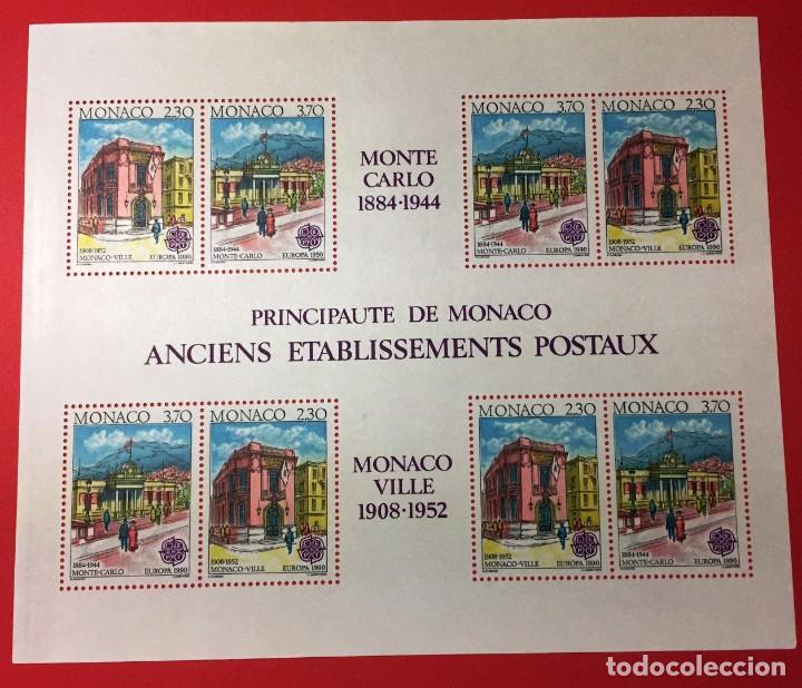 Sellos: Monaco, edificios de correos del ayer - Foto 1