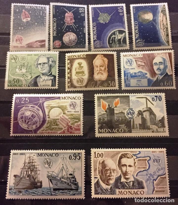 Sellos: Monaco, Centenario de la Union Internacional de telecomunicaciones - Foto 1