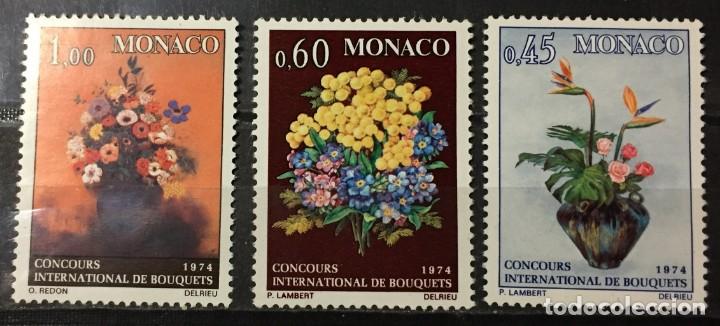 Sellos: Monaco, concurso internacional de ramos, 1974 - Foto 1