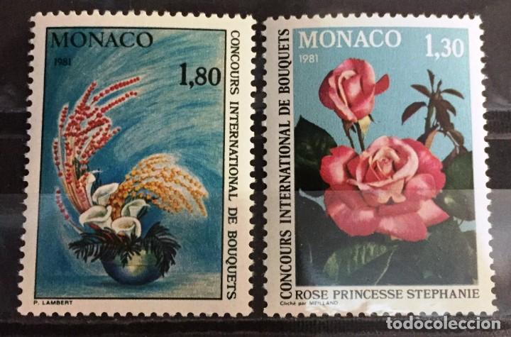 Sellos: Monaco concurso de ramos de flores - Foto 1