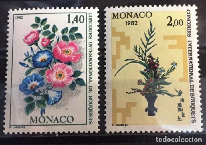 Sellos: Monaco concurso de ramos de flores - Foto 1