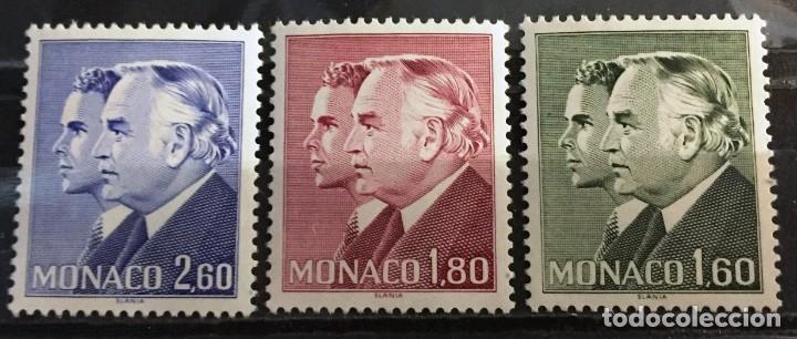 Sellos: Monaco, principes Rainier III y Albert - Foto 1