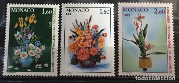 Sellos: Monaco concurso de ramos de flores - Foto 1