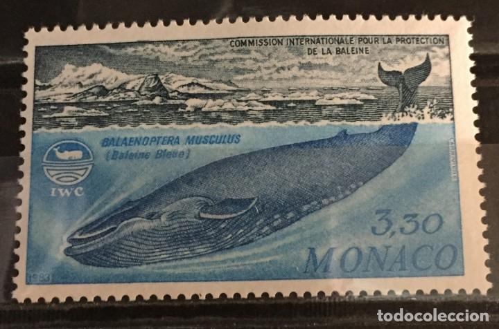 Sellos: Monaco, comision para la proteccion de la ballena - Foto 1