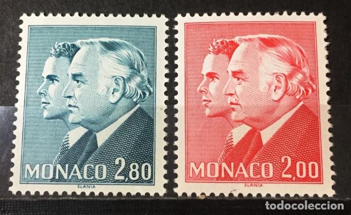 Sellos: Monaco, principes Rainier III y Albert - Foto 1
