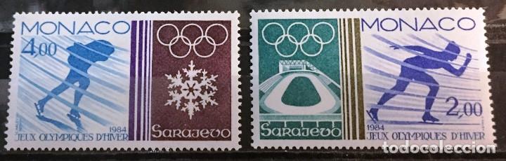 Sellos: Monaco juegos olimpicos de Sarajevo - Foto 1
