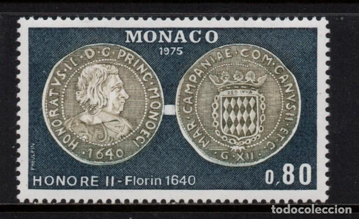 Sellos: MONACO 1040** - A&Ntilde;O 1975 - NUMISMATICA - Foto 1