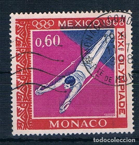 Sellos: MONACO 1968 YVERT 738 USADO - Foto 1