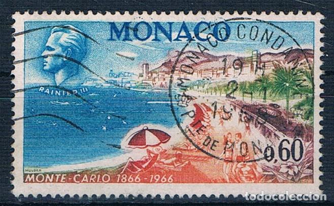 Sellos: MONACO 1966 YVERT 694 USADO - Foto 1
