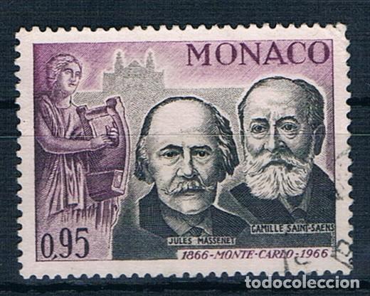 Sellos: MONACO 1966 YVERT 696 USADO - Foto 1
