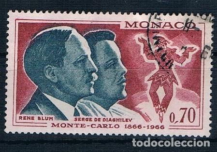 Sellos: MONACO 1966 YVES 695 USADO - Foto 1