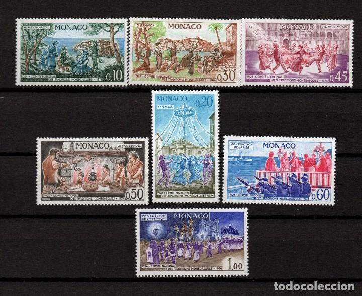 Sellos: MONACO 939/45** - A&Ntilde;O 1973 - FOLKLORE DE MONACO - Foto 1