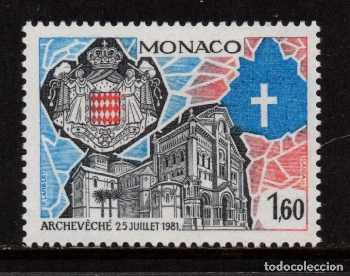 Sellos: MONACO 1331** - A&Ntilde;O 1982 - ARCHIDIOCESIS DE MONACO - Foto 1