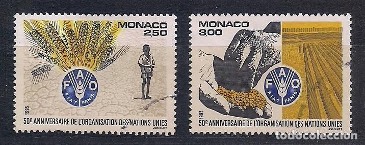 Sellos: MONACO 1995 - Yvert N&ordm; 2004/2005 - USADO - Foto 1