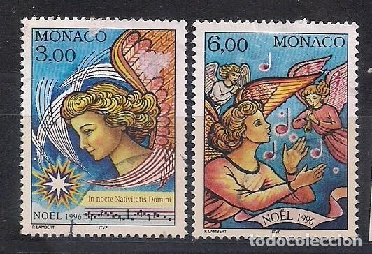 Sellos: MONACO 1996 - Yvert n&ordm; 2070/2071 - USADO - Foto 1