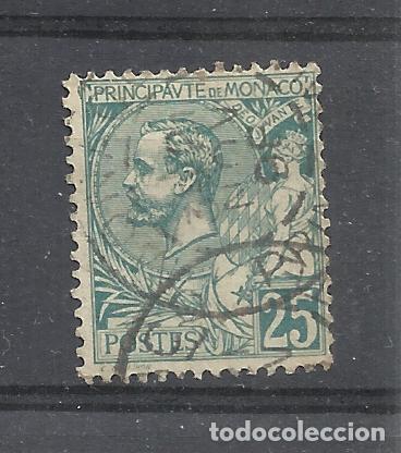 Sellos: monaco 1891 yvert 16 usado - Foto 1