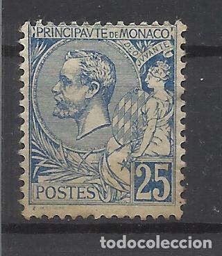 Sellos: monaco 1901 yvert 25 nuevo* - Foto 1