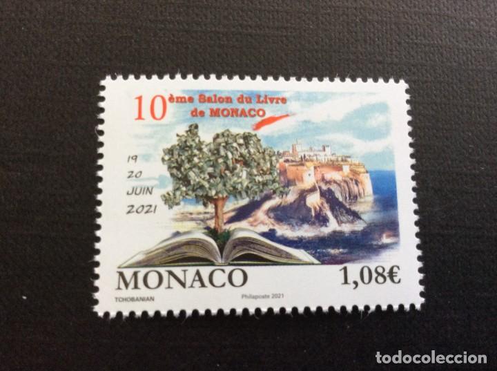 Sellos: MONACO A&Ntilde;O 2021. SALON DEL LIBRO - Foto 1