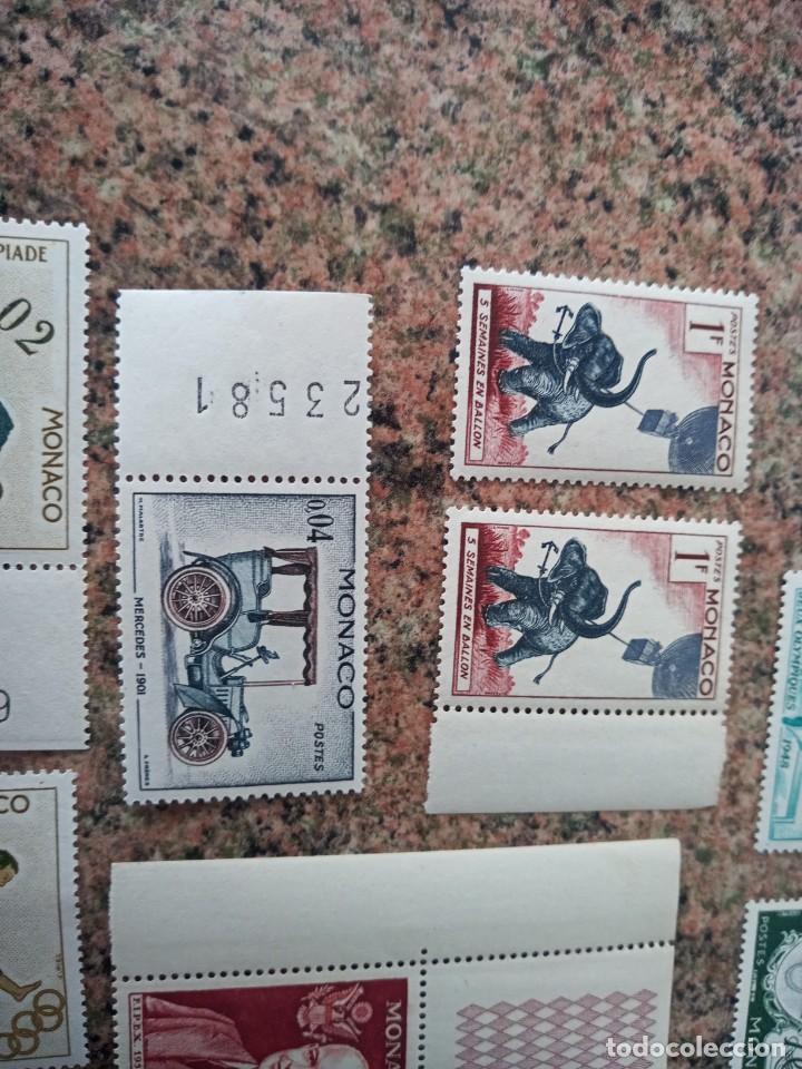 Sellos: Lote de sellos de monaco antiguos variados - Foto 4