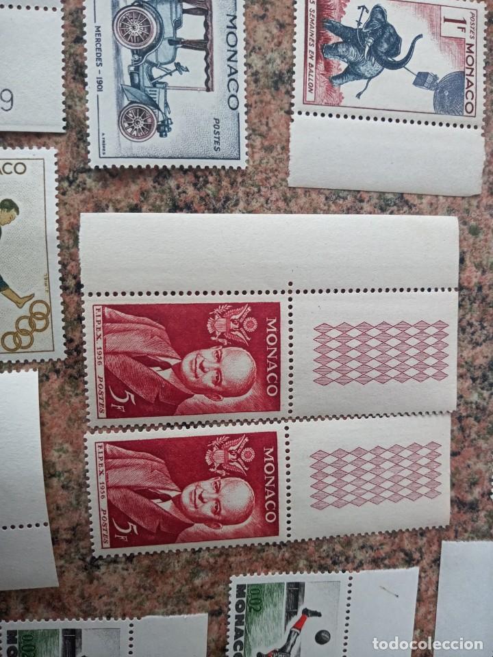 Sellos: Lote de sellos de monaco antiguos variados - Foto 7