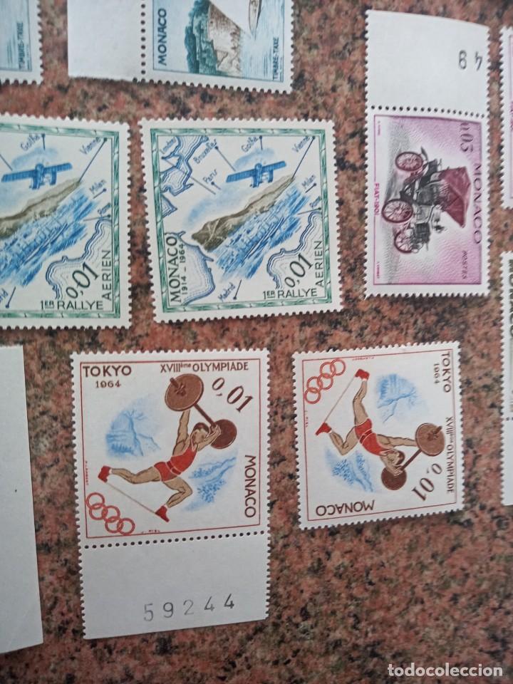 Sellos: Lote de sellos de monaco antiguos variados - Foto 10