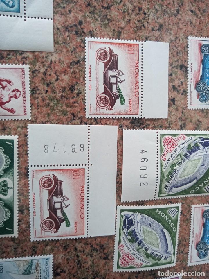 Sellos: Lote de sellos de monaco antiguos variados - Foto 13