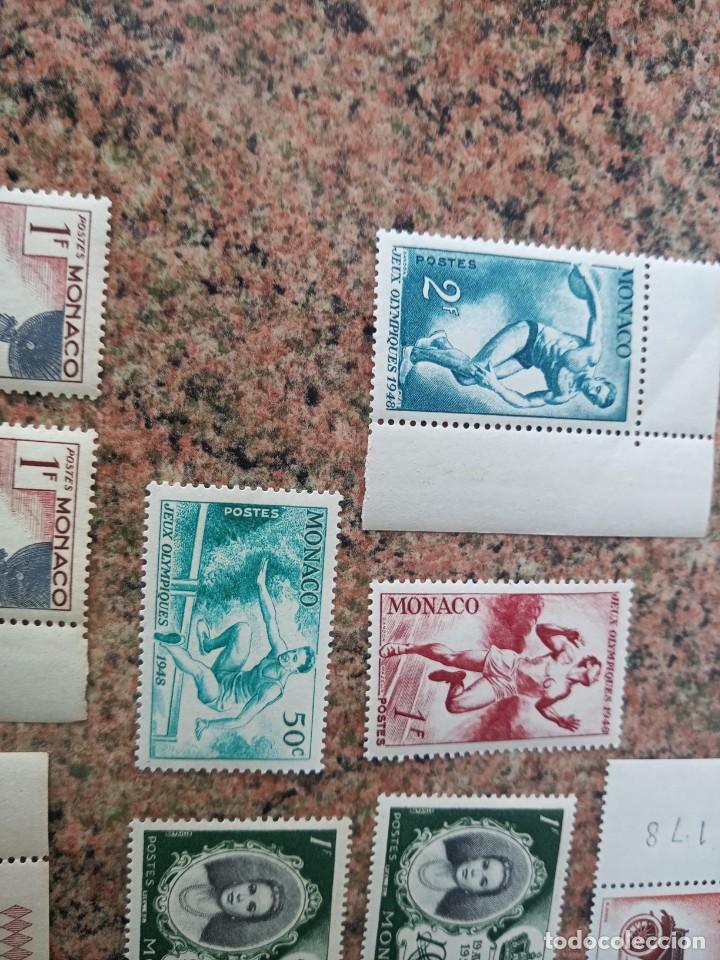 Sellos: Lote de sellos de monaco antiguos variados - Foto 14