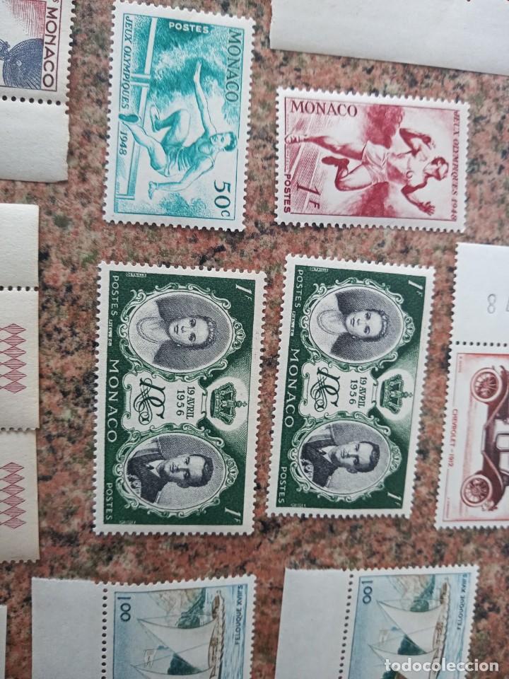 Sellos: Lote de sellos de monaco antiguos variados - Foto 15