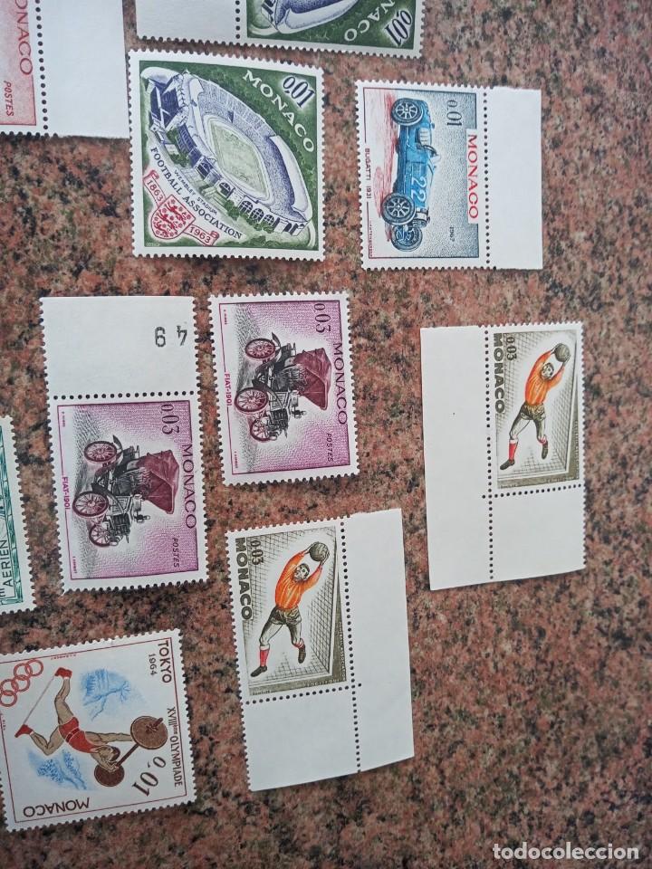 Sellos: Lote de sellos de monaco antiguos variados - Foto 18