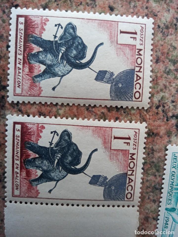 Sellos: Lote de sellos de monaco antiguos variados - Foto 27