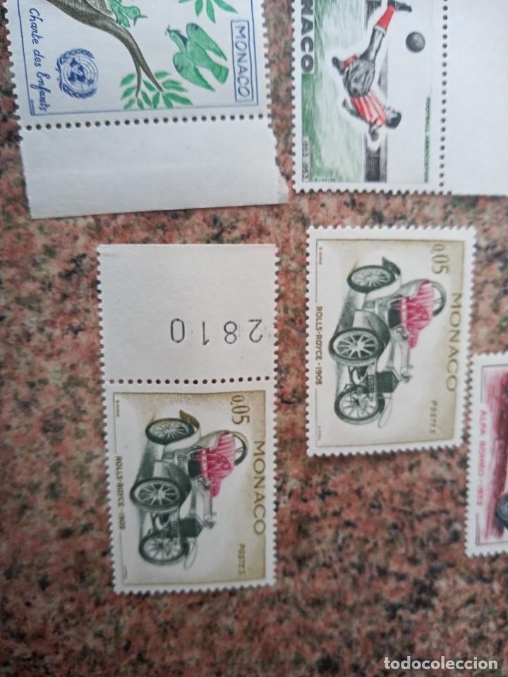 Sellos: Lote de sellos de monaco antiguos variados - Foto 28