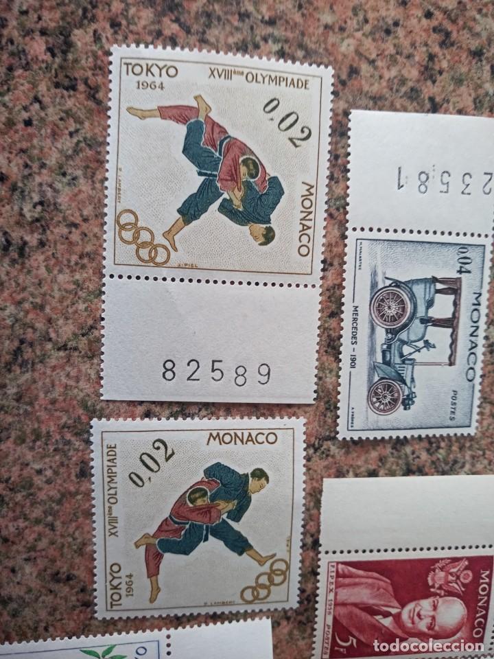 Sellos: Lote de sellos de monaco antiguos variados - Foto 32