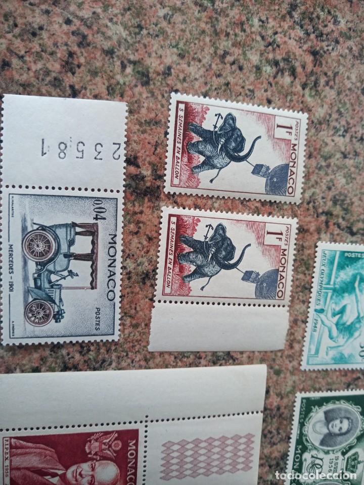 Sellos: Lote de sellos de monaco antiguos variados - Foto 33