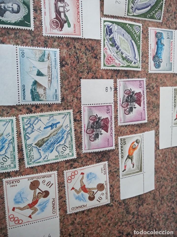 Sellos: Lote de sellos de monaco antiguos variados - Foto 34