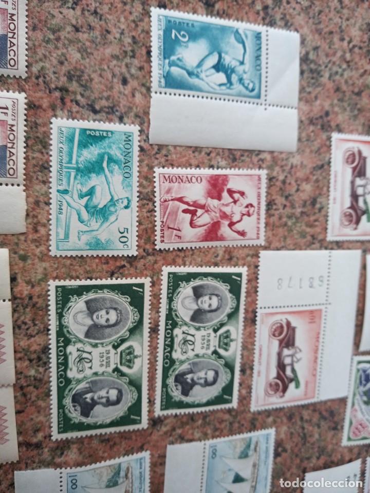 Sellos: Lote de sellos de monaco antiguos variados - Foto 36
