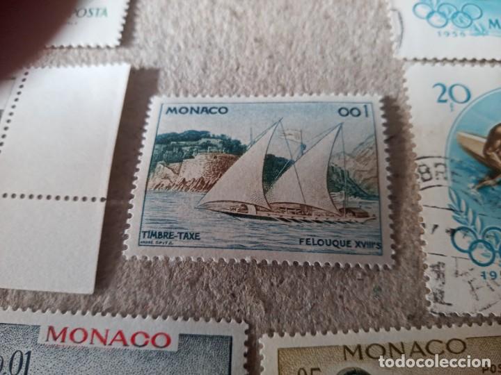 Sellos: LOTE DE SELLOS ANTIGUOS DE. MONACO - Foto 11