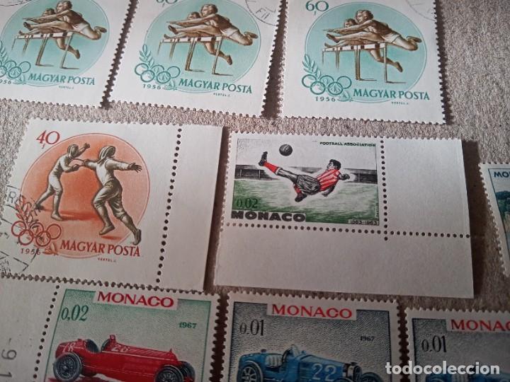 Sellos: LOTE DE SELLOS ANTIGUOS DE. MONACO - Foto 18