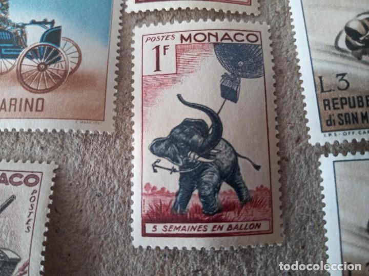 Sellos: LOTE DE SELLOS ANTIGUOS DE. MONACO - Foto 6
