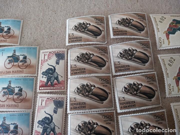 Sellos: LOTE DE SELLOS ANTIGUOS DE. MONACO - Foto 8