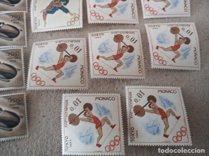 Sellos: LOTE DE SELLOS ANTIGUOS DE. MONACO - Foto 12
