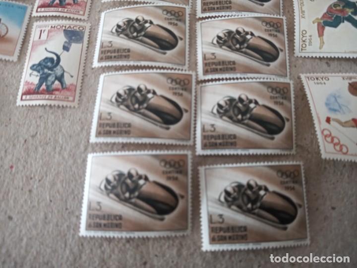 Sellos: LOTE DE SELLOS ANTIGUOS DE. MONACO - Foto 13