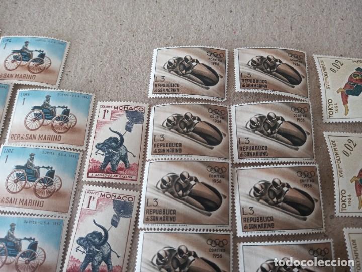 Sellos: LOTE DE SELLOS ANTIGUOS DE. MONACO - Foto 15